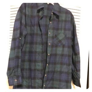 Flannel tunic